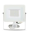 Projektor LED V-TAC 50W SAMSUNG CHIP Czujnik Ruchu Funkcja Cut-OFF Biały VT-50-S 6400K 4000lm 5 Lat Gwarancji