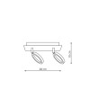 Carrara 2 spot LP-1864/2W