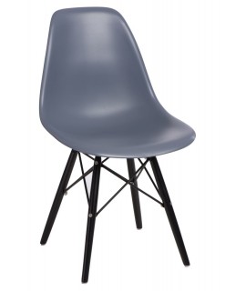 Krzesło P016W PP dark grey/black
