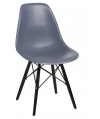 Krzesło P016W PP dark grey/black