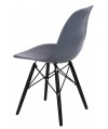 Krzesło P016W PP dark grey/black