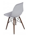 Krzesło P016W PP light grey/ dark nogi