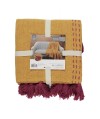 Pled Pompons 130x170 cm żółta