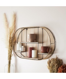 Półka Bali boho owalna wisząca