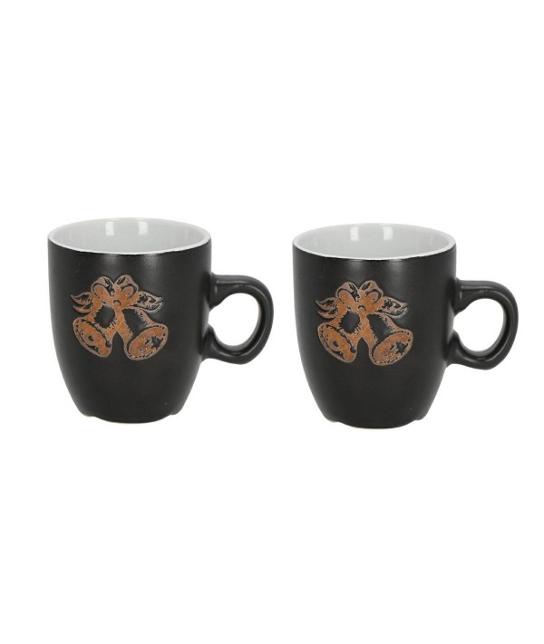 Zestaw 2 kubków  Dzwonki150 ml szary