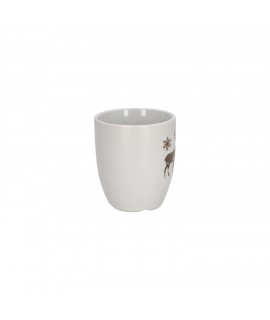 Zestaw 2 kubków  Renifer 150 ml biały