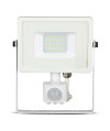 Projektor LED V-TAC 20W SAMSUNG CHIP Czujnik Ruchu Funkcja Cut-OFF Biały VT-20-S 3000K 1600lm 5 Lat Gwarancji