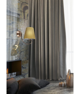 MOZART LAMPA KINKIET 1X60W E27 PATYNOWA MIEDŹ MIODOWY